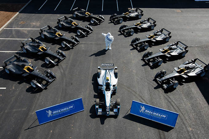 Formula E cars